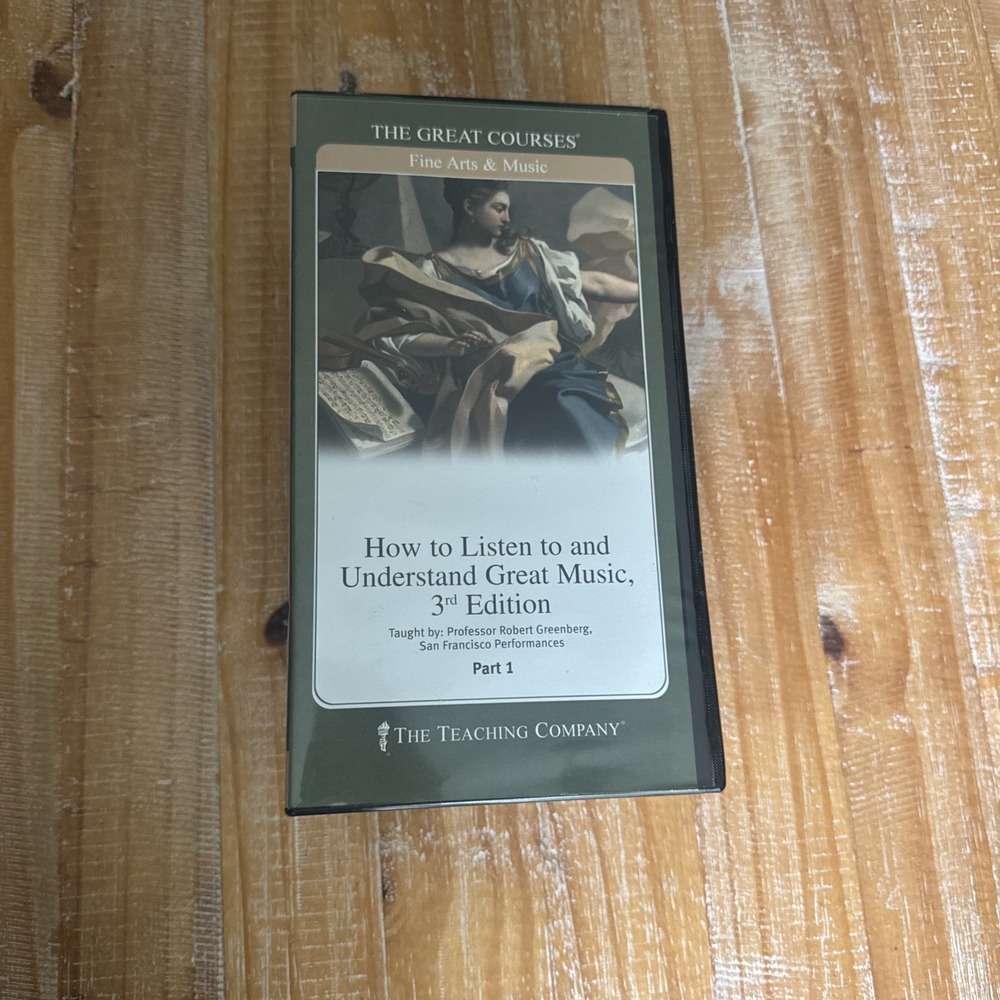 The Great Courses How To Listen To And Understand Great Music 3rd Ed Parts 1-6!